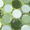 Summer Sage Green Party Plates Gradient Green Dessert Paper Plates 7inch Gold Foil Scalloped Edge Disposable Cake Plates (24, Sage Green)